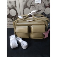 House of Little Bunny Mushy Brick Bag(Truffle)