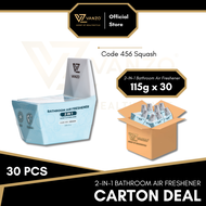 VANZO 2-IN-1 Bathroom Air Freshener 115g x 30 pcs [Carton Deal]