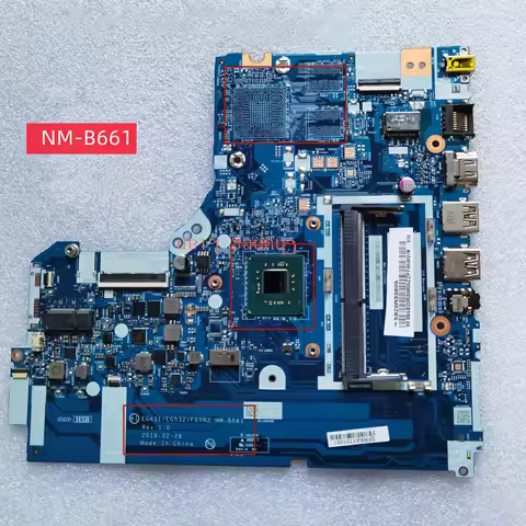 For Lenovo IdeaPad 330-15IGM Laptop Motherboard NM-B661 with CPU N4000 / N4100 / N5000 DDR4 100% ful
