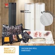 Vacuum Embossed Plastic ROLL 9x500 cm Vacuum Food 9 x 500 cm