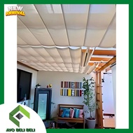 Tirai Atap Kaca Skylight Roman Estetik