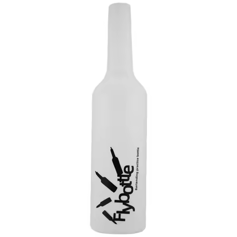 White Flair Bartender Bartending Practice Silicone Bar Pub Bottle Wine Cocktail Shaker
