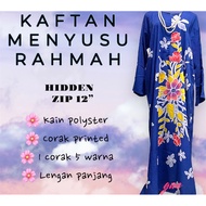 Kaftan Nursing Zip Friendly Modern Menyusu Breastfeeding Lengan Panjang Baju Kelawar Baju Tidur