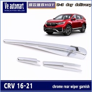 Vemart honda crv 2016-2021 chrome rear wiper garnish accessories 2017 2018 2019 2020auto parts Car d