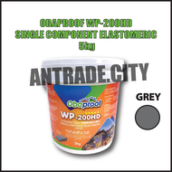 5KG PENTENS Fleseal T-200 UV Resistant Elastomeric Waterproofing Coating (White / Grey) / Pentens t2