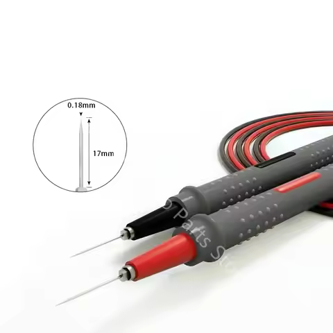 MasterXu Replaceable Digital Multimeter Probe Super Sharp Head Fine Accurate Measurement PCB Test To