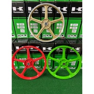SPORTRIM KAWASAKI AR80 CUSTOM HUB GOLD MERAH HIJAU