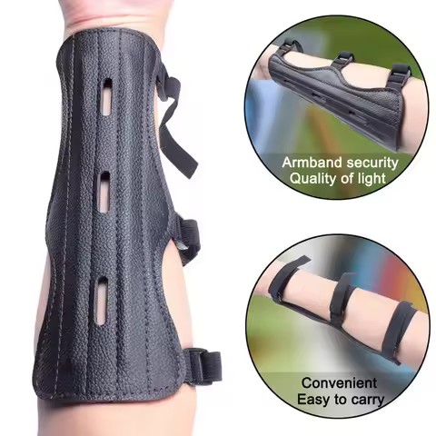 Archery Equipment Arm Guard Protection Forearm Safe Adjustable Bow Arrow Hunting Shooting Training A