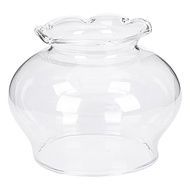 ReadyStock Glass Oil Kerosene Lamp Cover Clear Temple Glass Lampshade
