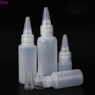10pcs/lot 10ML/20ML30ML/50ML Empty PE Plastic Glue Bottles With Screw-On Lids Squeeze Liquid Ink Oil Dropper Bottles
