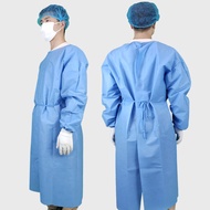 Isolation Gown Suit Blue WaterProof Disposable PPE Bunnysuit Non Woven Medical Gown Suits