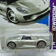 Diecast Car Hotwheels 1:64 PORSCHE 918 SPYDER Silver