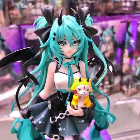 FuRyu Trio-Try-iT Hatsune Miku Rascal The Raccoon Demon Style PVC Anime Action Figures Model Collect