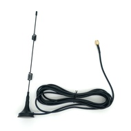 External 2.4GHz WiFi Antenna 23cm with Long 3M RG174 Cable, 7dBi Gain, SMA Male Connector for Most R