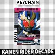 Ganci / Gantungan Kunci KAMEN RIDER DECADE CARD DECK - AGITO CARD