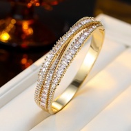 Copper Bracelet 金腕璀璨gelang tembaga轻奢Charm bracelet for woman mothers day gift ideas 0.00 Barang Free
