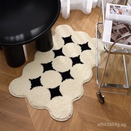 Home Bathroom Toilet Water Absorption Carpet Bedside Non-Slip ins Wind Absorbent Door Mat Foot Mat F
