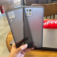 Case Samsung A12 M12 SMOKED BLACK Soft Case Hitam Transparan Case