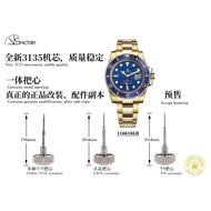 VS Factory New Product Maximum Version 3135 All Gold Black/Blue Water Ghost Comes Goods
1. One-piece