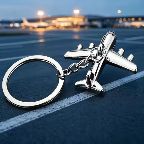 Fashion Air Plane Key Chains Keychain Keyfob Keyring Civil Aviation Air Plane Metal Alloy Hot Sale