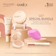 Wardah Colorfit Series Set Makeup Matte Foundation, Perfect Glow Cushion