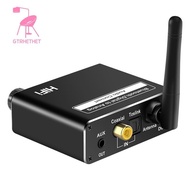 Wireless Bluetooth 5.0 Digital to Analog DAC Converter Accessory with Remote Control Coaxial 3.5mm Support USB Audio Adapter