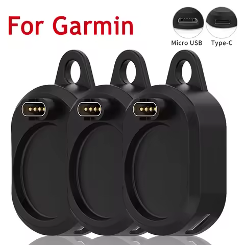 2 In 1 Micro Usb Type C Watch Charger Adapter For Garmin Fenix 5 6 7x Venu Vivoactive 4 3 Forerunner