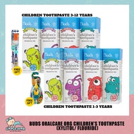 Buds Children's Toothpaste (Xylitol 50ml /Fluoride 50ml)