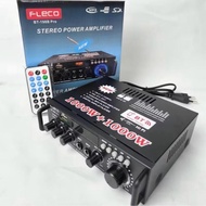 Fleco Bt-198B Pro Power Amplifier_Bluetooth Amplifier_Full Bass Power 2000W Latest Original Amplifie