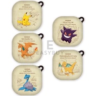 🇰🇷 Pokemon Pikachu Dragonite Classic Pattern Samsung Galaxy Buds2 Buds Live BudsPro Protective Case 