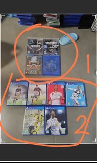 60$ 1 set 放二手ps4/ps3 game