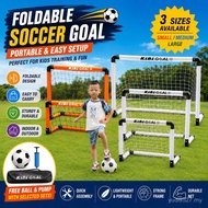 Foldable Soccer Goal for Kids Portable Football Net Training Goal Post Outdoor Sports Toy