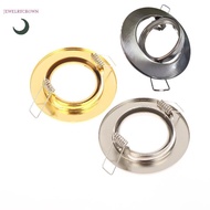 [jewelrycrown] 1 Set Round Fixture Adjustable Downlight Led Holders Cutout For Bulb Holder Recessed 