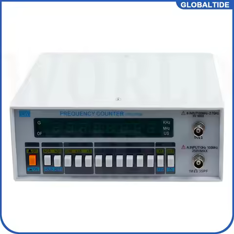 LED Digital Precision Frequency Meter Tester TFC-2700L Frequency Counter A/B Channel Sensitivity 20m