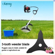 CHERRY 3 Teeth Brush Cutter Home Garden Steel Blade Replacement Strimmer