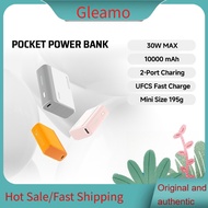 Gleamo 【ccc certified option 】CUKTECH Mini Power Bank 10000mAh 30W Max Fastcharging  Portable  PD3.0