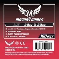 Card Sleeves 80x80 mm - Medium Square - Board Game Sleeves - Mayday