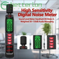 BETTER-LONTIME Noise Meter, Windproof Digital Display Sound Level Meter, Professional 30-130dB 125Hz