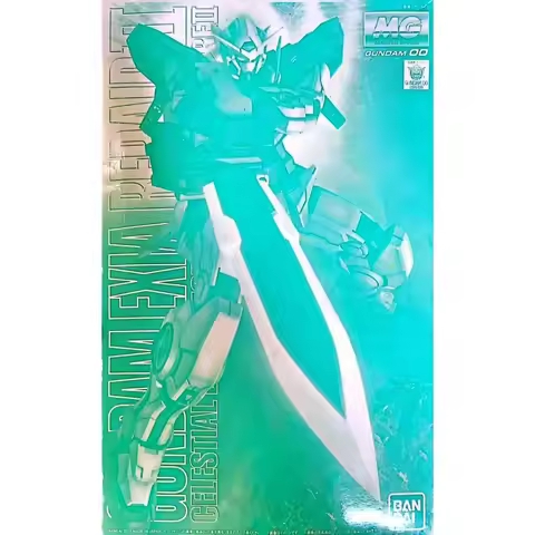 Bandai MG 1/100 GN-001REⅡ Gundam Exia Repair 2 Gundam 00 Plastic Kit White Blue Red Armor Green GN D