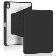 肥仔開倉 - iPad Pro 11(2024)旋轉保護殼 帶筆槽 ipad套 平板套 防撞保護套 - 黑色