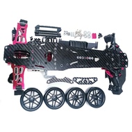 CNC metal carbon frame For 3Racing Sakura D5 MR 1/10 RC Flat Road Drift Car