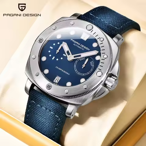 PAGANI DESIGN PD-1767 Men's Automatic Watches Stainless Steel Unique Waterproof Mechanical Wrist Wat