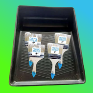 Paket Aksesoris Alat Cat Tembok Dinding Lengkap + Bak Cat + Kuas Roll 9 Inch Murah