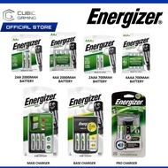 [ORIGINAL] ENERGIZER RECHARGEABLE POWERPLUS 2000MAH / 700MAH BATTERY 2AA / 4AA / RECHARGE BASE / MAX