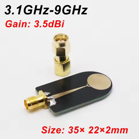 3.1GHz-9GHz UWB Antenna 3.5dBi SMA Directional Antenna 5GHz 5.8Ghz WIFI RF Signal Spectrum Monitorin