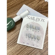 E8 Nailbox design 10 Gourd-shaped nails with super pretty stone charms NAILBOX_DESIGN