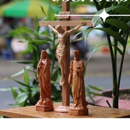Catholic Wood Statue Set Altar 01 (MH)