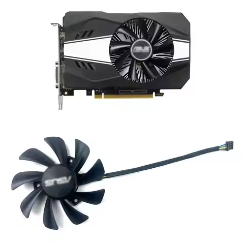 NEW Cooling Fan 85mm 4pin T129215BU For ASUS GeForce GTX 1060 3GB Phoenix gtx1650 video card fans