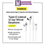 Baseus Encok Type-C lateral In-Ear Wired Earphone C17 - 1 Year Warranty
