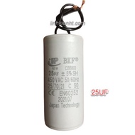Capacitor CBB60 25uf 450VAC starter capacitor